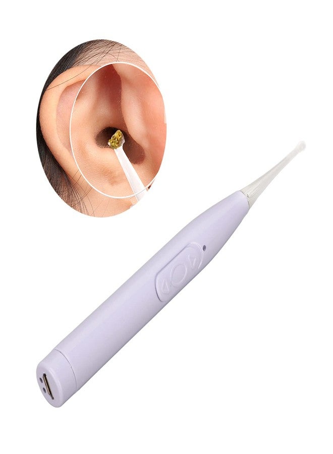 Betued LED Ear Pick Spoon, Kids Ear Wax Removal Spoon, USB Rechargeable Flashlight Round Tip LED Ear Pick Spoon LED Ear Spoon Scrubs and Body Treatments - Image 4